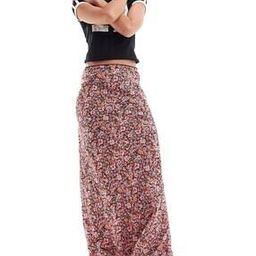 Women Selfridge Floral Maxi A-Line Skirt-picture-42