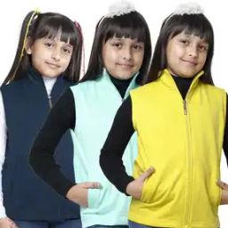 Girls Zip Front Closure Jacket-image-49