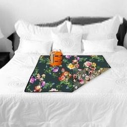 Floral Print Waterproof Reversible Food Mat 36" x 36"-30