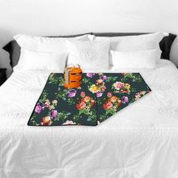 Floral Print Waterproof Reversible Food Mat 36" x 36"-13
