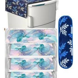 revexo Set of 6 Printed Fridge Mats & Covers-picture-8