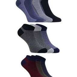 Men Pack of 9 Ankle-Length Socks-image-96