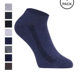 Men Pack of 9 Ankle-Length Socks-image-11