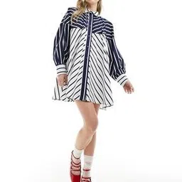 asos design Women Striped Shirt Dress-picture-10