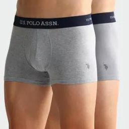 Men Pack of 2 Trunks with Elasticated Waistband-picture-13
