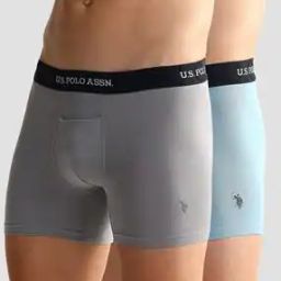 Men Pack of 2 Trunks with Elasticated Waistband-picture-4