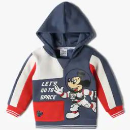 Boys Mickey Mouse Regular Fit Hoodie-picture-42