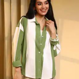 Women Stripes Shirt-image-57