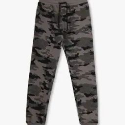 Boys Camouflage Print Cotton Joggers-20