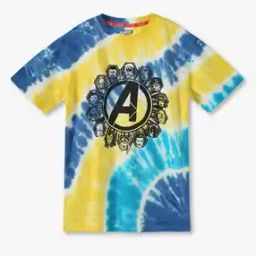 Boys Tie & Dye Relaxed Fit Round-Neck T-Shirt-picture-13