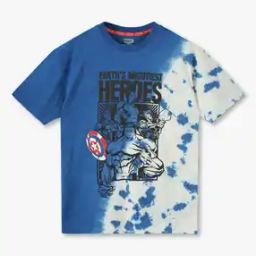 Boys Tie & Dye Relaxed Fit Round-Neck T-Shirt-image-51