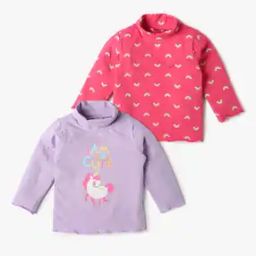 Pack of 2 Printed Regular Fit T-Shirts-picture-40