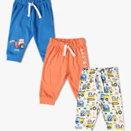 Pack of 3 Printed Joggers-image-30