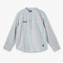 Boys Checked Tailored Fit Shirt-image-38