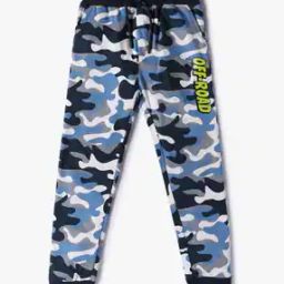 Boys Camouflage Print Cotton Joggers-21