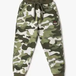 Boys Camouflage Print Joggers-11