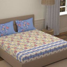 144 TC Printed Cotton Bedsheet-52