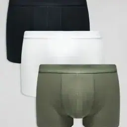 Men Pack of 3 Trunks with Elasticated Waist-image-35