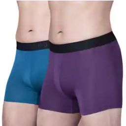 Pack of 2 Typographic Print Trunks with Elasticated Waistband-picture-15