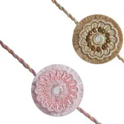 LPack of 2 Rakhi Combo Set with Roli Chawal & Moli-25