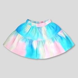 Tie & Dye Tiered Skirt-image-79