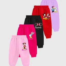 Pack of 5 Printed Joggers with Elasticated Waist-image-33