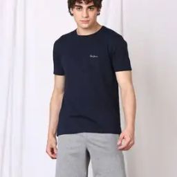 Men Round-Neck T-Shirt & Pants Set-image-28