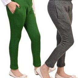 pixie n prince Women Pack of 2 Leggings with Elasticated Waist -picture-17