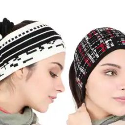 Bhcombo-161120-001-004 Pack Of 2 Abstract Print Beanies Cap-19
