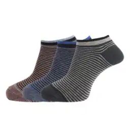 Pack of 3 Striped Everyday Socks-image-112