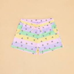 Girls Heart Print Regular-Fit Shorts -picture-16