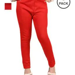 Girls Pack of 2 Basic Leggings-image-49