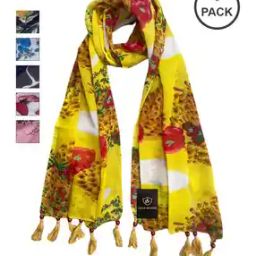 Women Floral Stole-image-7
