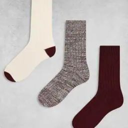 Men Pack of 3 Patterned Mid-Calf Length Twist Socks-13