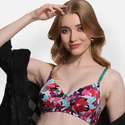 Women Floral Print Lightly-Padded Bra-picture-51