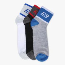 Men Pack of 3 Non-Terry Ankle-Length Socks-image-41