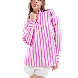 Striped Oversized Shirt-image-21