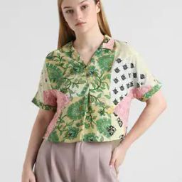 Women Floral Print Regular Fit Shirt-image-75