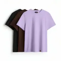 Women Pack of 3 Round-Neck T-Shirts-image-64