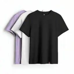 Women Pack of 3 Round-Neck T-Shirts-image-143