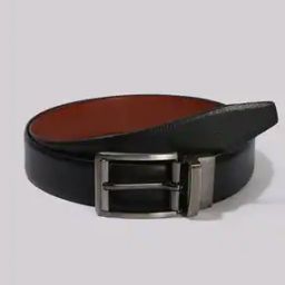 Men Croc-Embossed Leather Belt with Buckle Closure-picture-12