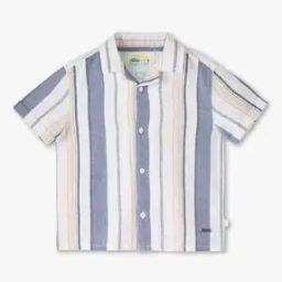 Boys Striped Regular Fit Shirt-image-45