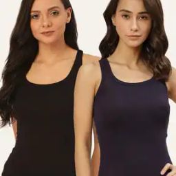 Pack of 2 Solid Camisoles-picture-41