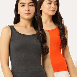 Pack of 2 Solid Camisoles-image-75