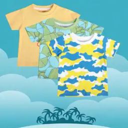 Pack of 3 Graphic Printed Infants T-shirts-image-13