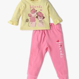 infants frendz trends select Graphic Print Top & Pants Set image 1