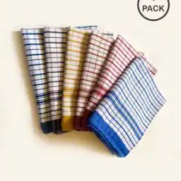 Set of 6 Cotton Waffle Kitchen Towels-23