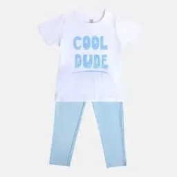 mini klub Boys Typographic Pants and T-Shirt Set-picture-36