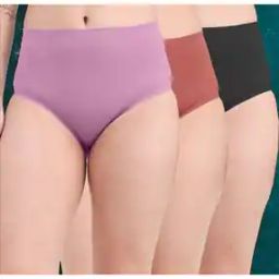 Women Pack of 3 High-Rise Full-Coverage Briefs-picture-8