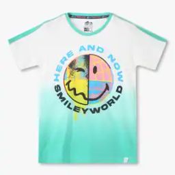 Boys Graphic Print Slim Fit Round-Neck T-Shirt-image-79